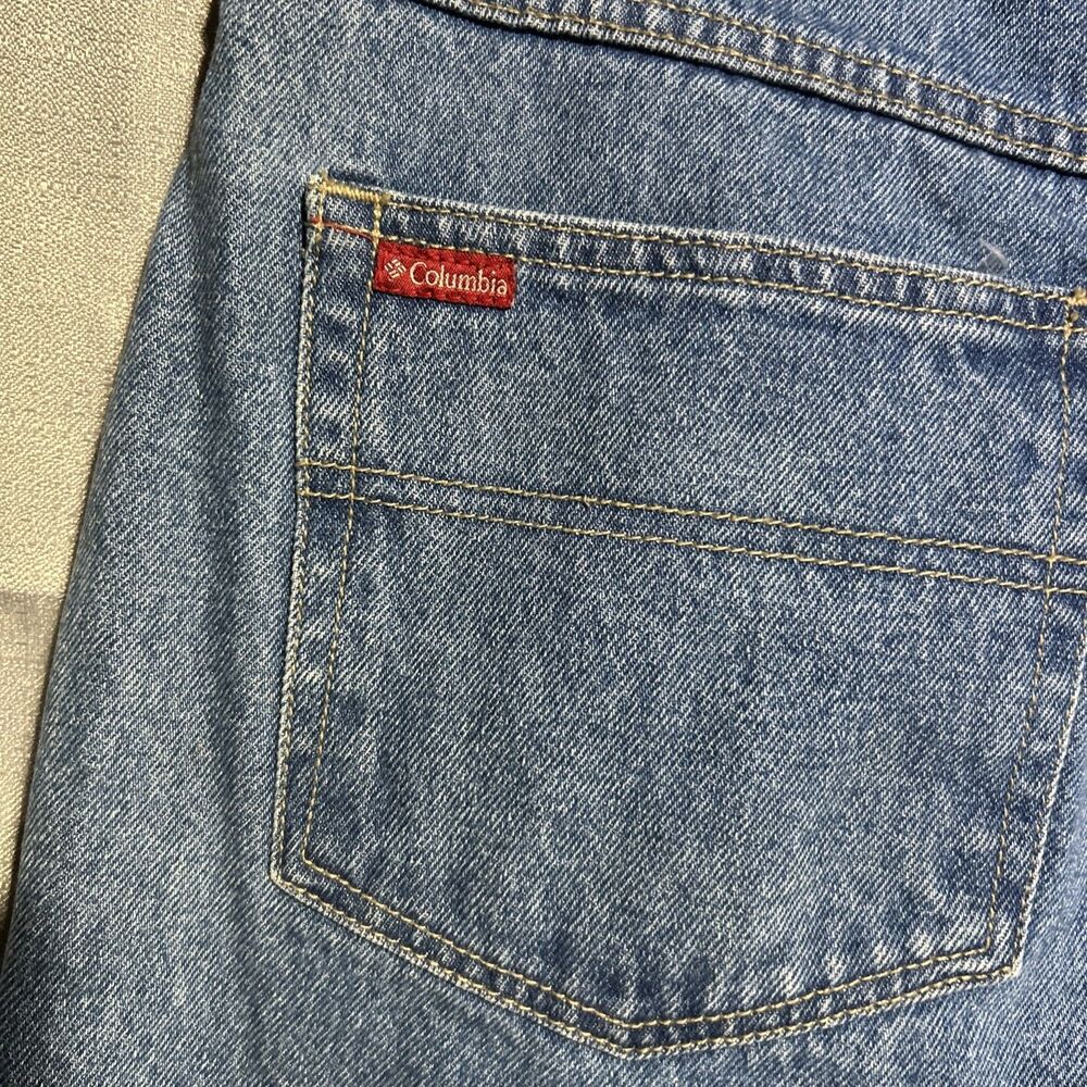 Vintage‎ Columbia Double Knee Mother Tough Jeans Size 36x32 Outdoor Gorpcore - Picture 6 of 10